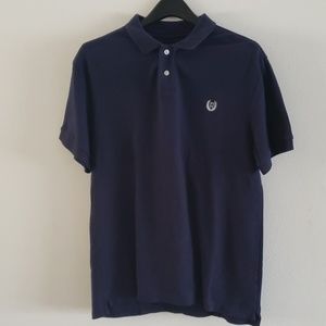 Chaps Size L Men's Blue Custom Fit Polo